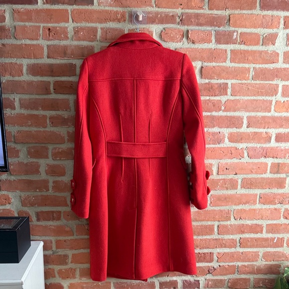 Vince Camuto Red Double-Breasted Pea Coat - Picture 5 of 5